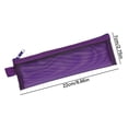 thumbnail image 3 of Bolsa portátil de malla con cremallera, organizador de papelería transparente de gran capacidad, bolsa multifuncional para cosméticos o monedas para viajes de oficina, 3 of 4