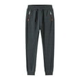 thumbnail image 2 of Winter Pants for Men Heavyweight Sherpa Fleece Lined Jogger Sweatpants with Zipper Pockets Drawstring Active Sweat Pants, 2 of 5