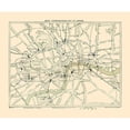 thumbnail image 3 of Ward 24x20 Black Modern Framed Museum Art Print Titled - London Thoroughfares England - Ward 1913, 3 of 5