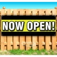 thumbnail image 1 of Now Open! 13 oz Vinyl Banner With Metal Grommets, 1 of 4