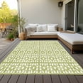 thumbnail image 6 of Addison Rugs Chantille Indoor/Outdoor Transitional Geometric Aloe Washable Rectangle Rug, 8' x 10', 6 of 6