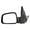 Driver Side, variant on For Chevy HHR 2006-2011 Door Mirror Passenger Side | Power | Non-Heated | Textured Black | Replacement For 20923832 | GM1321367
