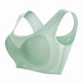 thumbnail image 6 of Sports Bra for Women Low Impact Sports Bra Front Closure Floral Lace Bra Comfortable Support Underwire T Shirt Bralette Soft Wireless Everyday Wear, 6 of 8