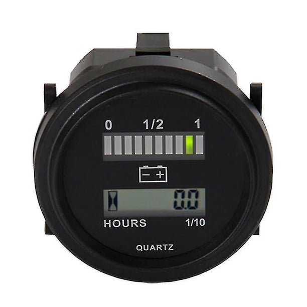 Con indicador de batería del contador de horas 12/24v 36v 48v 72v Compatible con carrito de golf