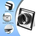thumbnail image 3 of EEEkit Dryer Vent Cover with 4 Screw Washers 304 Stainless Steel for Dryer Vent Exhaust Fan Kitchen, 3 of 7