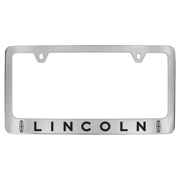 Lincoln Workmark Chrome Plated Metal License Plate Frame Holder