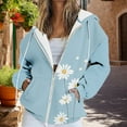 thumbnail image 1 of IMENGL Manteau Veste de Sport à Fermeture Éclair pour Femme Imprimé Automne, Multicolore m, Taille M-3TG, 1 of 7