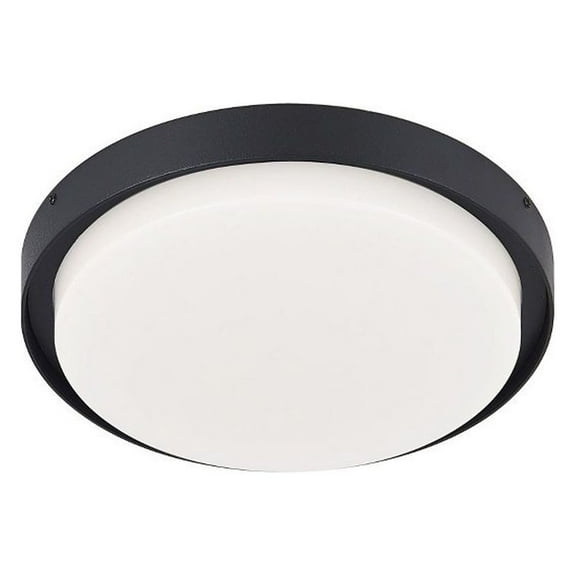 Kuzco Lighting Ec44509 Bailey 9" Wide Led Flush Mount Ceiling Fixture - Black