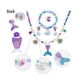 thumbnail image 4 of Disfraz de princesa sirena con accesorios para niñas, 4 of 7