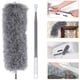 thumbnail image 1 of Plumero extensible para telarañas, varilla extensible de acero inoxidable para limpiar ventiladores de techo altos, plumero de microfibra con capacidad de limpieza en ángulo muerto, 1 of 8