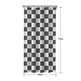 thumbnail image 5 of Gray and White Checkerboard Checkered Pattern Shower Curtain 36"x72" ,Bathroom Decorative Shower Curtains Set with 12 Hooks,Modern Waterproof Washable Shower Curtain, 5 of 6