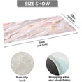thumbnail image 3 of GZHJMY Pink Marble Bathroom Rug Mat,Soft and Absorbent Bath Mats Non-Slip Carpet Machine Washable Kitchen Mat for Bathroom, Tub and Shower 39x20in Carpet Runner, 3 of 7