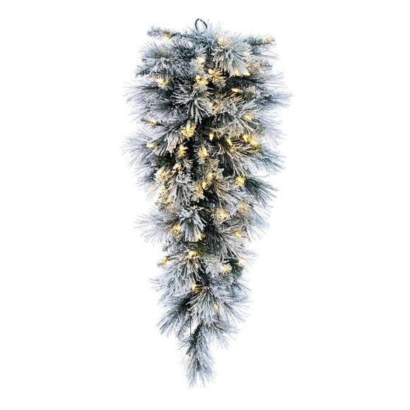 Vickerman MT228166 18.5 in. Rectangle Stripe Candy Ornament, Pastel Lavender