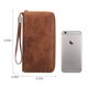 thumbnail image 3 of BEMS-Coins Cartera para mujer de piel nobuk grande con cremallera, 3 of 5