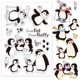 thumbnail image 1 of Sellos transparentes de pingüinos adorables, sello de silicona de pingüino de invierno, sellos transparentes de la familia de pingüinos, 1 of 9