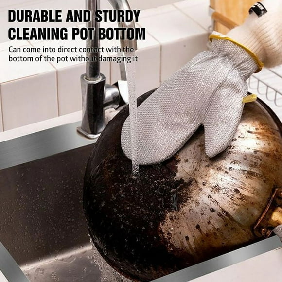 XYAIYT Multifunctional Household Cleaning Gloves with Strong Cleaning Power and Water Absorption for Kitchen and Furniture Cleaning,Built in Sponge for Relaxed and Decontamination