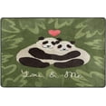 thumbnail image 4 of SKYSONIC Cute Panda Couple Heart Non-Slip Area Rug, Valentines Day Cartoon Floor Carpet for Indoor Front Porch,Living Room, Bedroom,Kitchen ,36"x24", 4 of 5