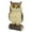 Multicolor, variant on Fake Owl Ornaments for Balcony decor, Bird Deterrents for Outside, Simulation Owls Garden Decorations, 7.3 Inch