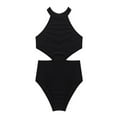 thumbnail image 3 of iiniim Kids Girls One Piece Sleeveless Halter Cutout Waist Backless Ballet Dance Gymnastic Leotard, 3 of 6