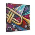 thumbnail image 2 of Trumpet in Emergence - Canvas, 2 of 5