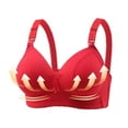 thumbnail image 2 of Hrsba Womens Plus Size Bra,Ladies Traceless Comfortable No Steel Ring Breathable Gathering Bra Woman Underwear,Womens Casual Summer Bra,Womens Bra, 2 of 5