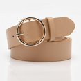 thumbnail image 1 of Ceintures Populaires pour Femmes, Boucles Rondes, Décontractées, Simples, Polyvalentes, Jeans, Accessoires, Ceintures, Dames, 1 of 3