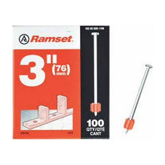 Ramset .3 in. Dia. x 3 in. L Steel Round Head Anchor Bolts 100 pk
