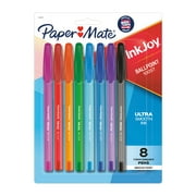 Paper Mate InkJoy 100ST Ballpoint Pens, Medium Point, Assorted, 8 Pack