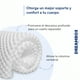 thumbnail image 4 of Colchoneta Blanca Con Ondas de Masaje - King Size – 190 x 200 x 3 cm Memory Foam COLCHONETA DREAMBOX, 4 of 8