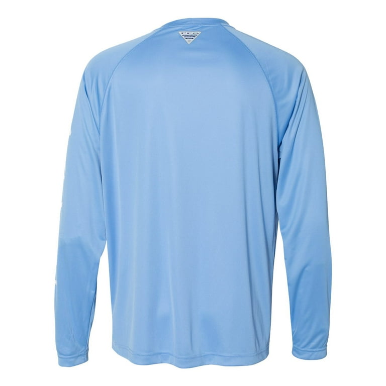 Men's Columbia White Houston Cougars Terminal Tackle Long Sleeve T-Shirt
