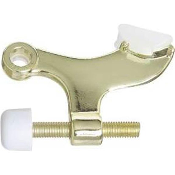 Hardware N830-254 Hinge Pin Door Stops, Polished Brass