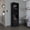 Black, variant on Tall Bar Cabinet with Wall Anchor / Ensure Safety and Stability