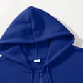 thumbnail image 6 of LTTVQM Mens Hoodies Zip Up Lightweight Long Sleeve Sweatshirt Athletic Slim Fit Basic Jacket with Pockets Royal Blue L, 6 of 7