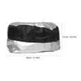 thumbnail image 2 of OULII Trailer Tire Cover Silver Waterproof Tire Storage Outdoor Use 1Pcs, 2 of 8