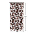 thumbnail image 5 of Brown Footballs Repeat Pattern Shower Curtain 36"x72" ,Bathroom Decorative Shower Curtains Set with 12 Hooks,Modern Waterproof Washable Shower Curtain, 5 of 6