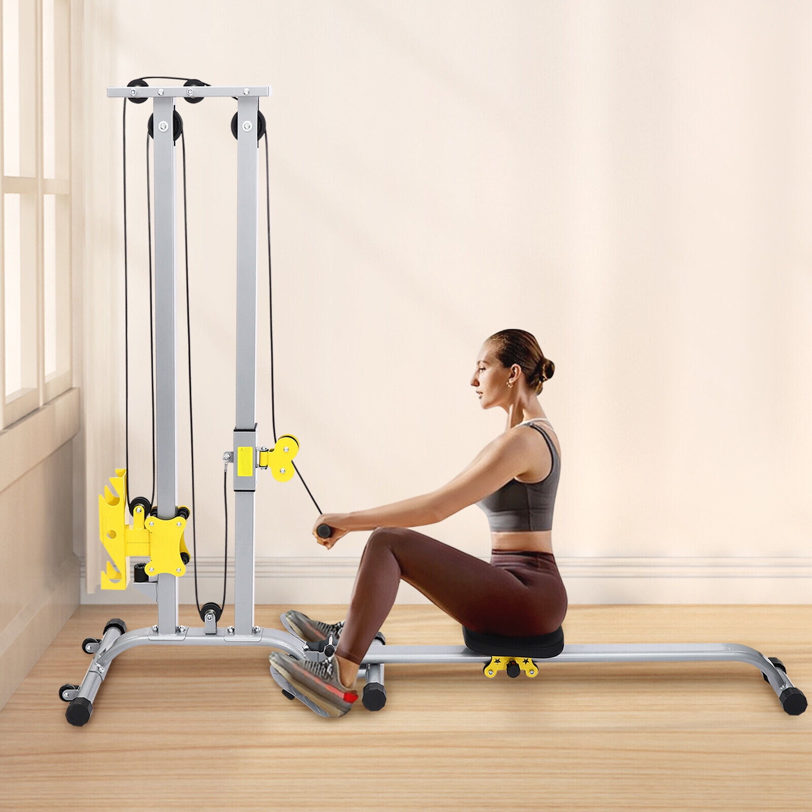 Miumaeov Multifunctional Home Gym Strength Training Fitness Equipment Fitness Rack 100kg