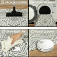 thumbnail image 6 of Area Rug 5x7 Washable Rug Dark Brown Vintage Traditional Distressed Thin Retro Kitchen Indoor Floor Cover Non Slip Carpet Floral Print Mat Living Room Bedroom Dining Room, 6 of 11