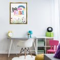 thumbnail image 3 of Stupell Industries Contemporary You Are Brave Encouragement Gold Floating Frame Canvas Art, 25 x 31, by Kim Allen, 3 of 7