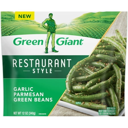 Green Giant Restaurant Style Garlic Parmesan Green Beans, 12 oz (Frozen)