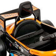 Huffy 12V McLaren Formula 1 Ride-On Car with Remote Control, Ages 3–5, Kids, Orange, One Unit