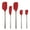 Cayenne, variant on Tovolo Flex-Core Spatula Stainless Steel Handled Set (Set of 5) - Black