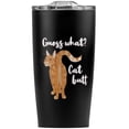 thumbnail image 2 of Guess What Cat Butt Stainless Steel 20 oz Travel Tumbler, Vacuum Insulated & Double Wall with Leakproof Sliding Lid | Great for Coffee/Hot Drinks and Cold Beverages, 2 of 6