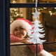 thumbnail image 5 of Fiudx Ofertas y liquidaciones Árbol de Navidad, decoración de hierro, adornos de copos de nieve, colgantes, decoración de escenas de ambiente navideño, 5 of 6