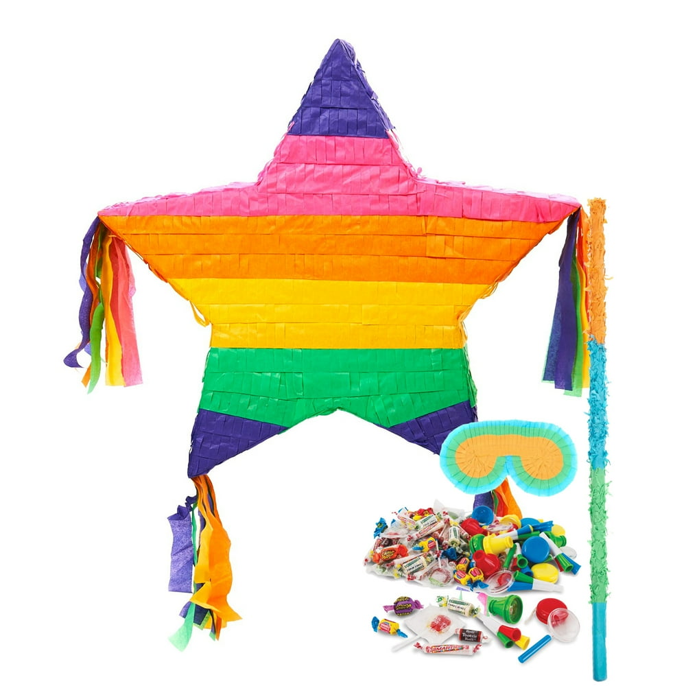 Rainbow Star Pinata Kit