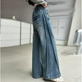 thumbnail image 6 of breaise Baggy Jeans for Girls Baggy Wide Leg Jeans Casual Y2K High Waist Cute Denim Pants Streetwear, 6 of 8