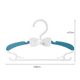 thumbnail image 3 of Paquete de 10 perchas retráctiles para ropa de niños, perchas para secar ropa para bebés y bebés, perchas colgantes multifuncionales para el hogar, perchero para niños, azul JAMW Sencillez, 3 of 5