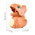 thumbnail image 3 of Presiona Inercia Adelante Dinosaurio Juguete Coche Fiesta Favores Dibujos Animados Triceratops Inercia marrón, 3 of 9