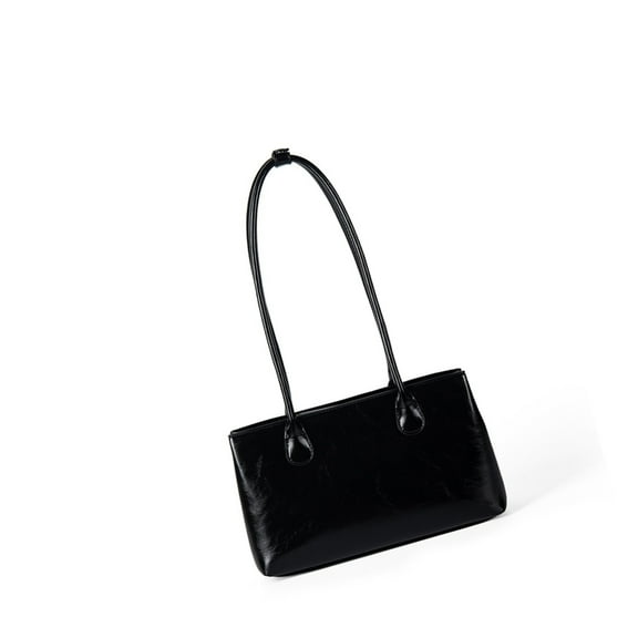 FENOHREFE Stylish Shoulder Bag with Comfortable Strap Practical PU Leather Underarm Purse for Everyday Use and Travel