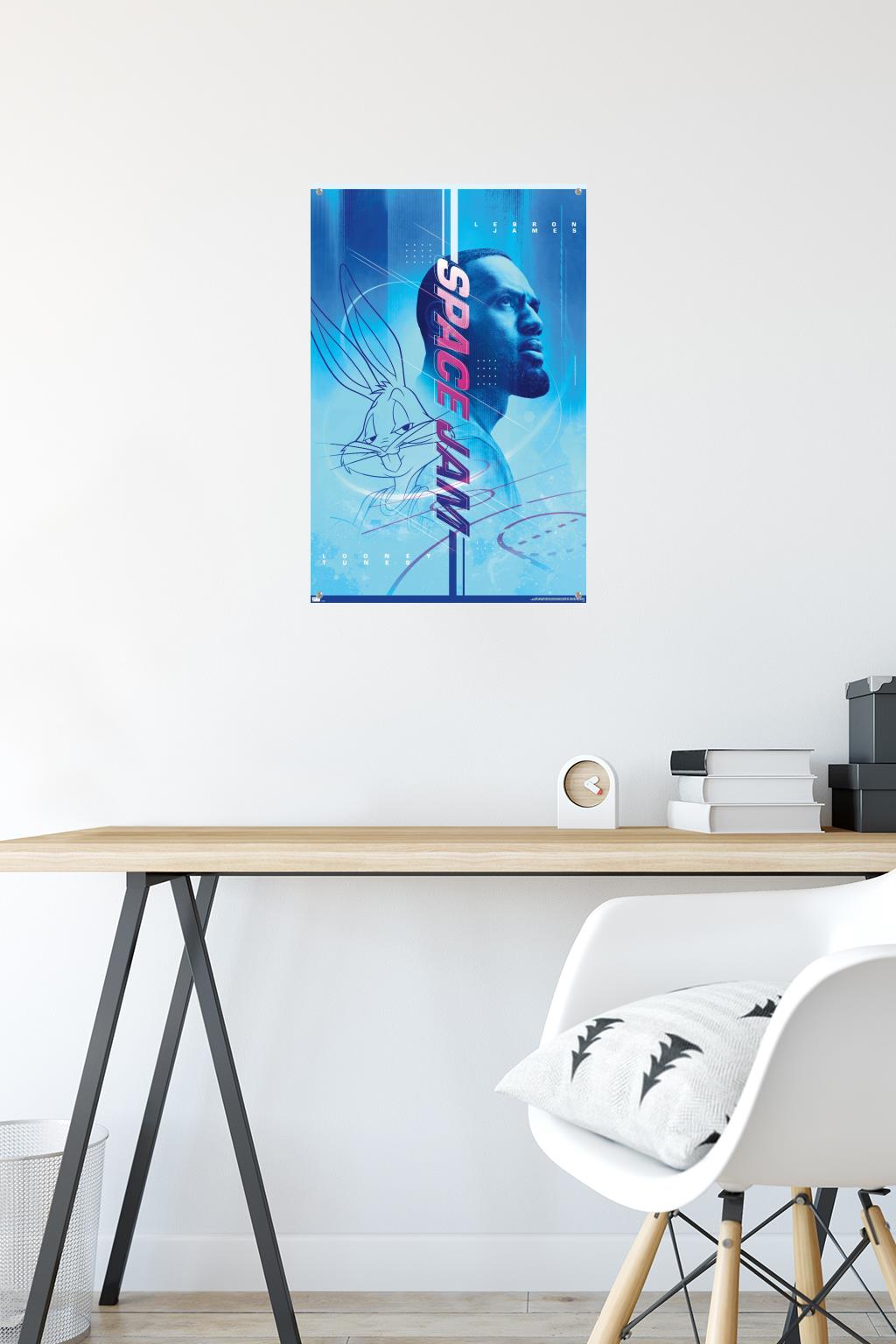 Space Jam: A New Legacy - Teaser Wall Poster with Pushpins, 14.725" x 22.375"