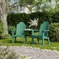 thumbnail image 2 of Wildridge Classic Deck Chair Tete-A-Tete, Turf Green - Outdoor Weather Resistant HDPE Furniture for Patio, 2 of 4